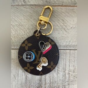 Louis Vuitton monogram bag charm